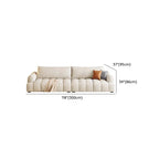 Off-White Standard Sofa with Armrest for Drawing Room