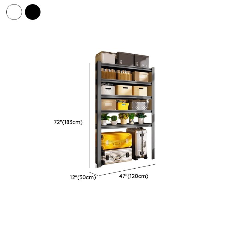 Trendy Steel Tower Shelf with Flameproof Design and Unfixed Installation