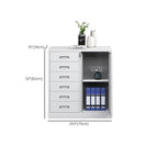 Base Cabinet/Office Console Cabinet with Stockroom Storage, Assembled and Safe, Featuring 2-Wide/1-Wide/3-Wide Compartments