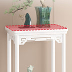 Chalk 2 Tiers/3 Tiers Square/Rectangle Plant Stand Side Table with Manufactured Wood Top, 1 Piece Set, 2 Shelves/3 Shelves, and Legs
