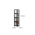 Bambusa Flooring Curio Cabinet with Stockroom, 4 Cabinets/3 Cabinets/2 Cabinets, 4 Shelves/3 Shelves/2 Shelves, 4 Doors/3 Doors/2 Doors