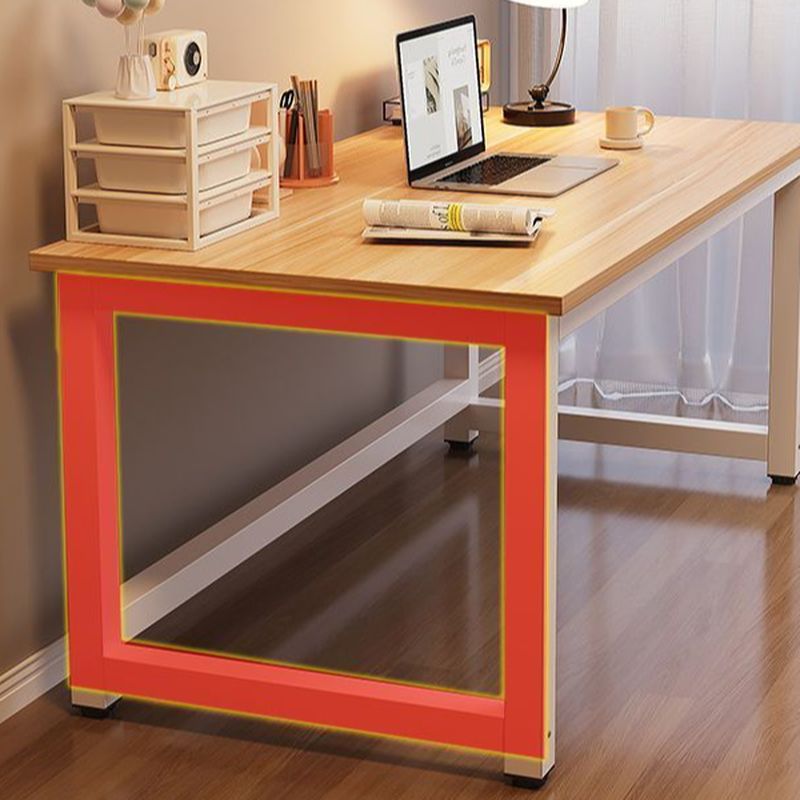 Trendy Rectangular Laminate Writing Table with Unfinished Color