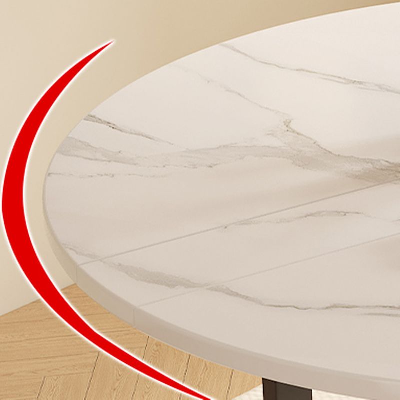 Trendy Folding Circular-shaped Foldable Banquet Table with Rust Resistant Laminate Top