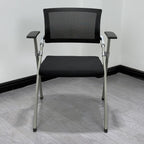 Simple Upholstered Blue/Turquoise/Citrus Color Office Chairs with Armrest and Ergonomic Design