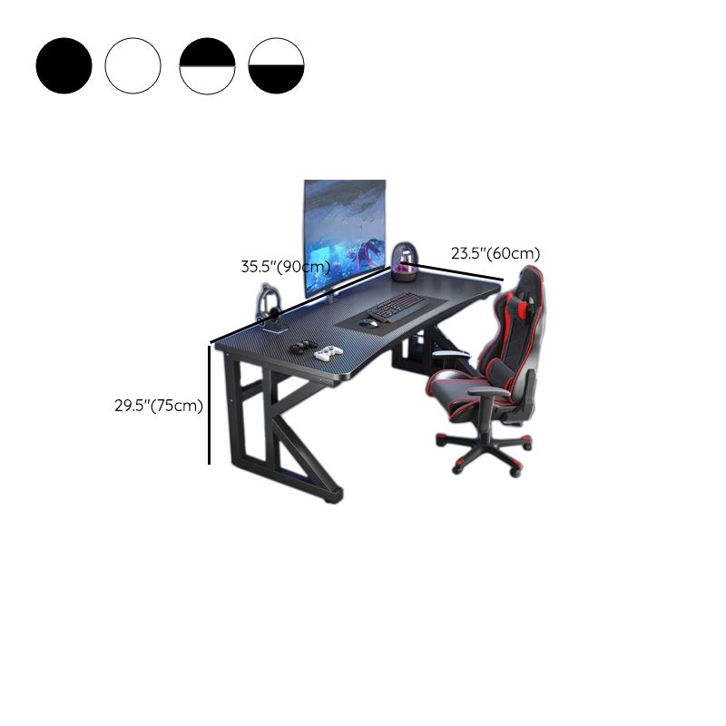Free Form Alloy Office Computer Desk with Cable Management