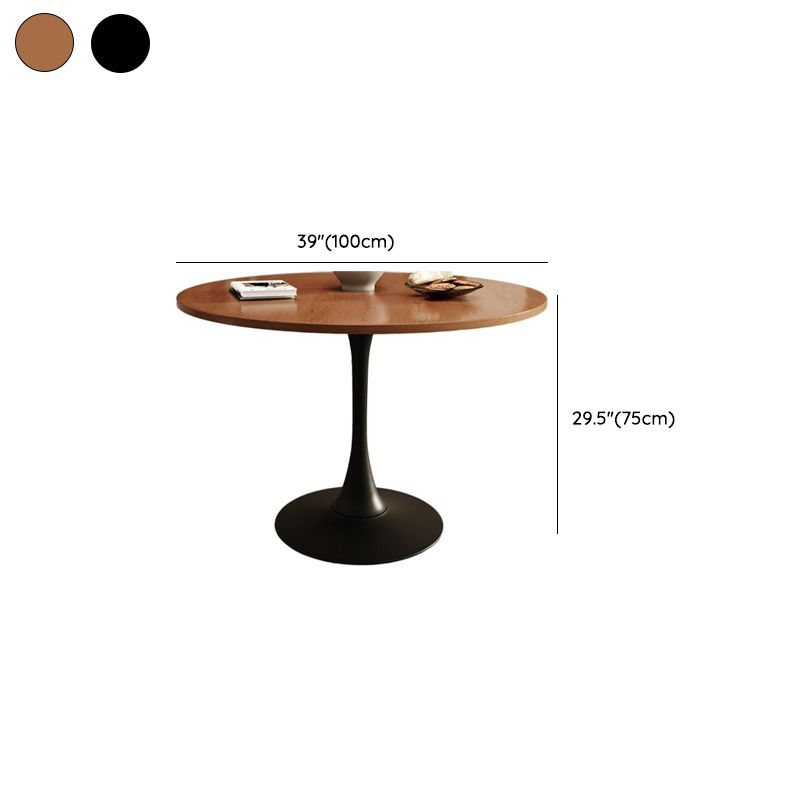 Laminate Dining Table with Pedestal Base, No Extra Durability, Available as 2-seater/4-seater
