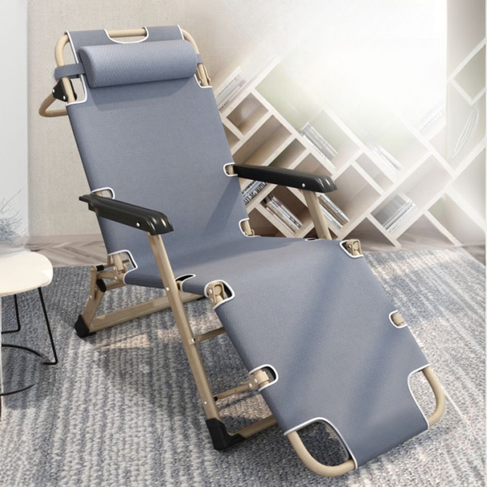Trendy Solid Color/Striped Chair Recliner with Locking Back Angle, Metal Standard (No Motion) Base and Independent Foot Movement
