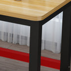 Modern Rectangular Laminate Writing Table with Unfinished Color