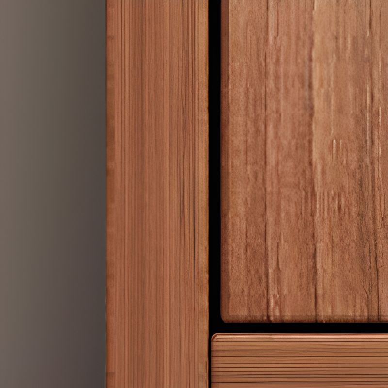 Engineered Wood 5 Tiers Shoe Stack with Shelf, Drawers, Gate, and Dustproof Cover