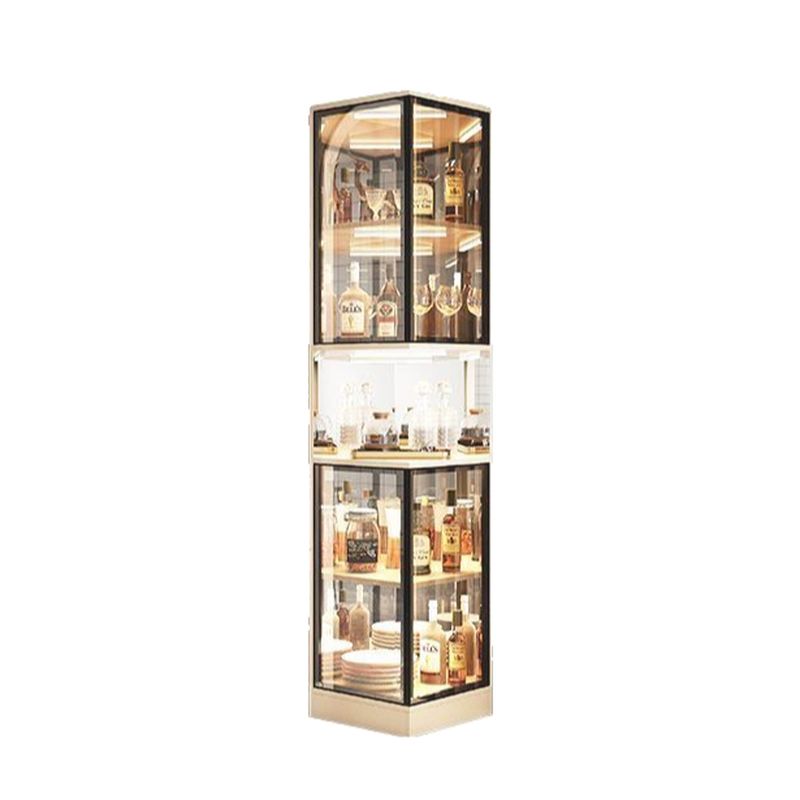 Vitreous Turn Accent Cabinet with Stockroom Storage and 5 Shelves Featuring Accessible Storage
