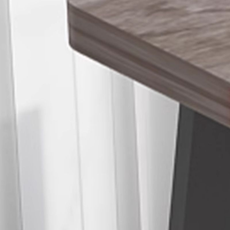 Casual Adjustable Writing Desk with Scratch-proof Parsons Base in Chalk/Sepia/Natural, Unattached with Foot Pad