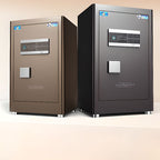 Steel Security Safe with Battery, Pry Resistant Durability, Lockable, Keys, Interior, and Shelves