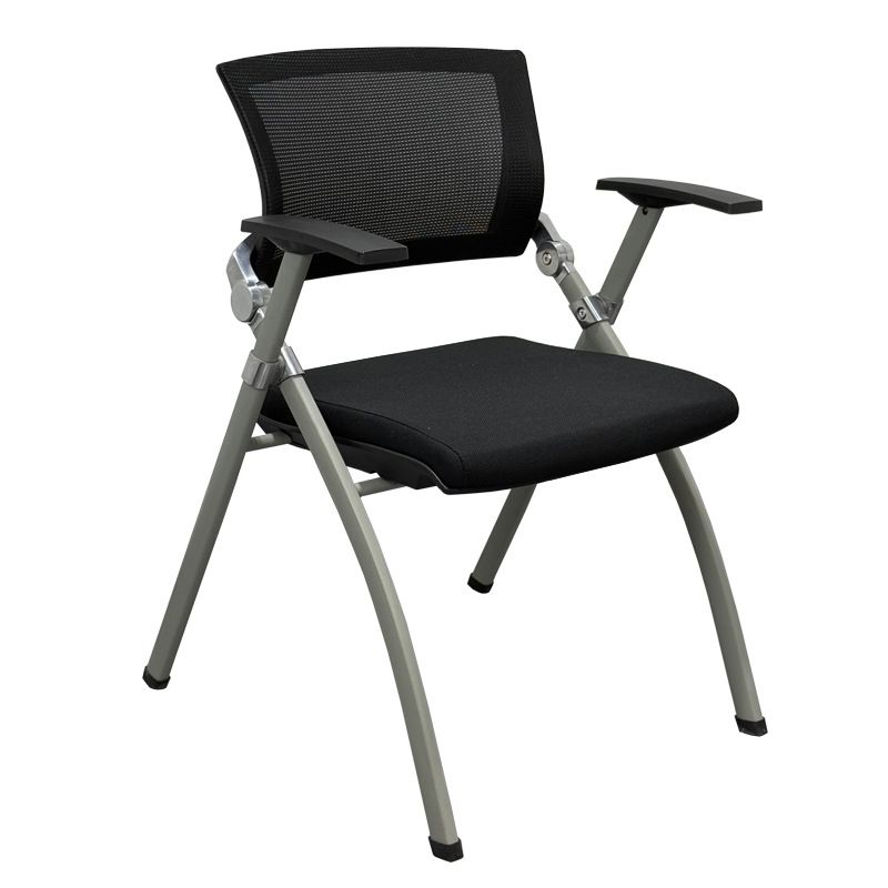 Simple Upholstered Blue/Turquoise/Citrus Color Office Chairs with Armrest and Ergonomic Design