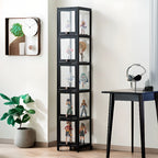 Bambusa Flooring Curio Cabinet with Stockroom, 4 Cabinets/3 Cabinets/2 Cabinets, 4 Shelves/3 Shelves/2 Shelves, 4 Doors/3 Doors/2 Doors