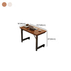 Trendy Engineered Wood Laptop Cart with Casters