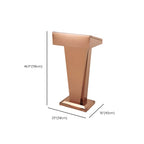 Metal Mobile Full Podium with Storage and Rollers