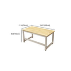 Trendy Rectangular Laminate Writing Table with Unfinished Color