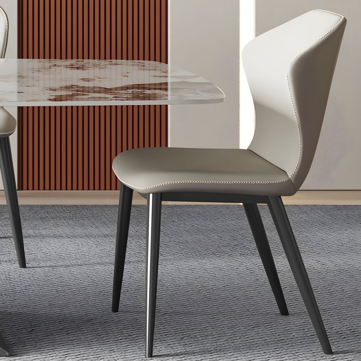 Modern Rectangle Sintered Stone Dining Set 1/2/4/5/6/7 Pieces Dining Table with Chairs