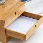 Natural Lateral Filing Cabinet in Natural Wood with 1 Shelf/2 Shelves/3 Shelves in a Casual Style