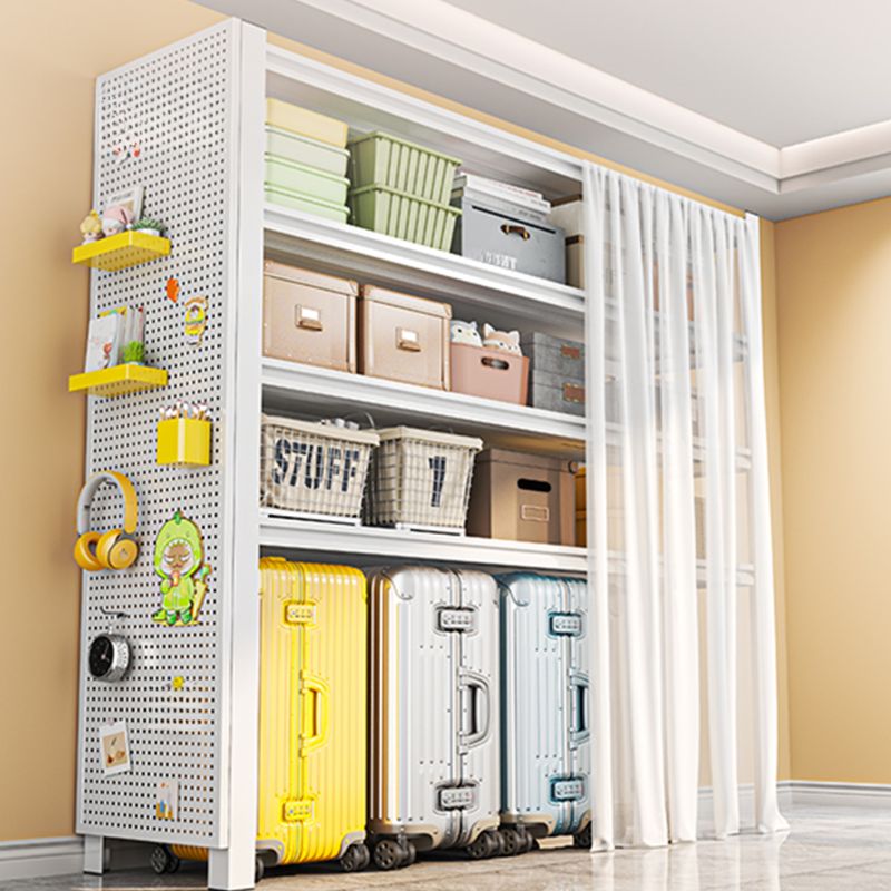 Casual Rectangle Cabinet Shelf with 5 Tiers/4 Tiers/3 Tiers Options