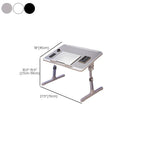 Trendy Engineered Wood Computer Stand with Flexible Height, Compartment, and Ergonomic Tilt