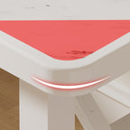 Trendy Folding Rectangle Flip-top Table in Midnight Black with Crack Resistant Laminate Top