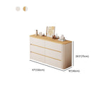 Casual Composite Wood Console Dresser/Bachelor Chest with 8/6/4 Drawers in Horizontal/Vertical Orientation