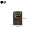 Steel Security Safe with Battery, Pry Resistant, Lockable with Keys and Interior