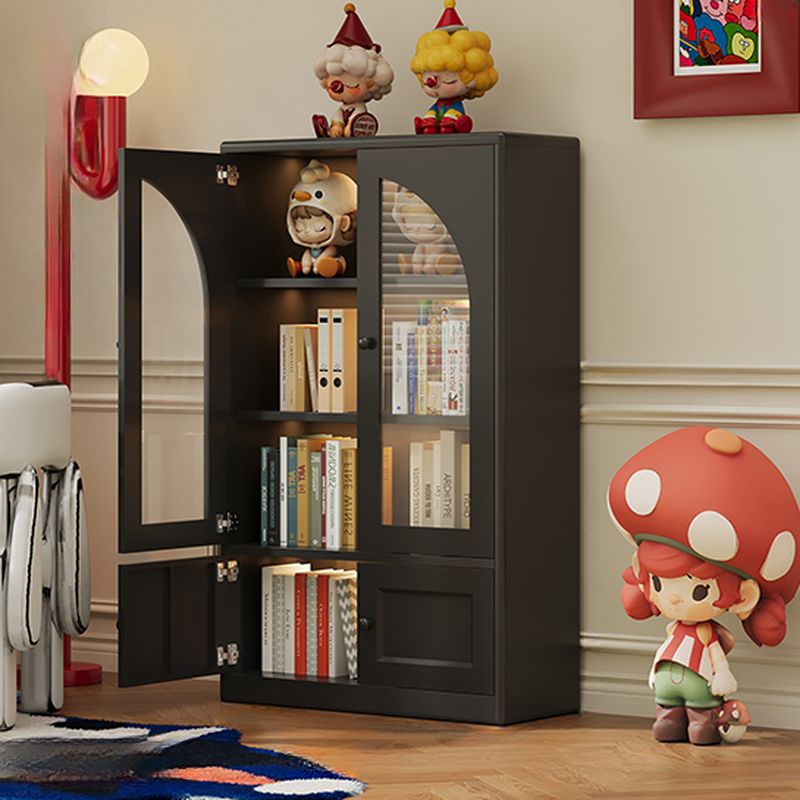 Organizing Shelf with 1 Cabinet, 2 Cabinets, 5-Shelf, 4 Shelves in Alloy Vertical with Closed Back