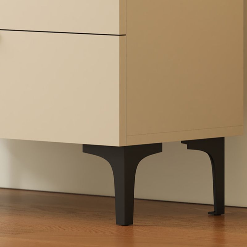 Detached Accent Cabinet with Damp-proof, Scratch-immune Glazed Door, Grip Bars in Chalk, and Soft Close Drawer