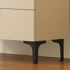 Detached Accent Cabinet with Damp-proof, Scratch-immune Glazed Door, Grip Bars in Chalk, and Soft Close Drawer