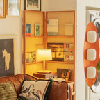 Indoor Translucent Folding/Single Panel Temporary Wall Panels with Shelf and Cane Material, Self-supporting