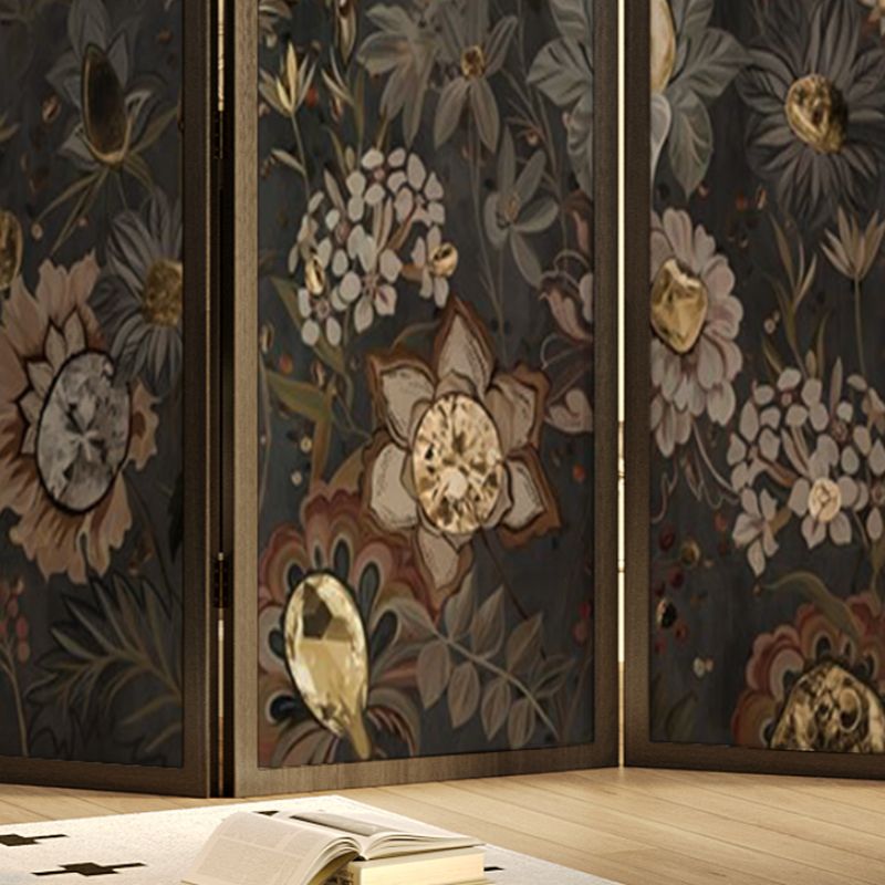 Indoor Midnight Black Translucent Folding Self-supporting Temporary Wall Panels