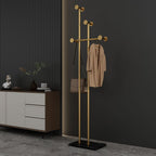 Contemporary Alloy Coat Rack with Metal Hook