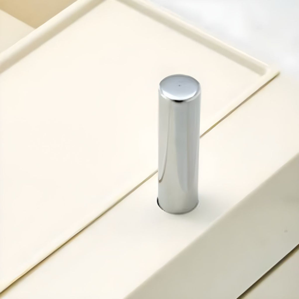 Rounded Corners Five-Tier Storage Utility Carts Movable and Rotating