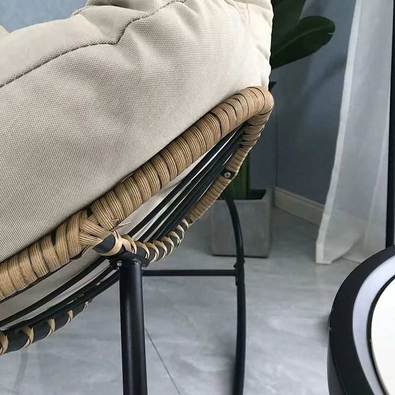 Casual Rocking Chair Couch with Rear Back and Stationary Design
