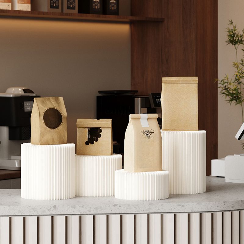 Environmentally Friendly Orbicular Display Table with Stump Base, Up to 19 in Height, Unfinished Finish