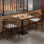 Simplistic Square Solid Wood Table with Eased Edges, No Seating, and Assembly Required