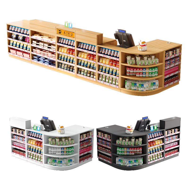 Manufactured Wood Top Reception Desk with Hutch, Cable Management, and Desk Return