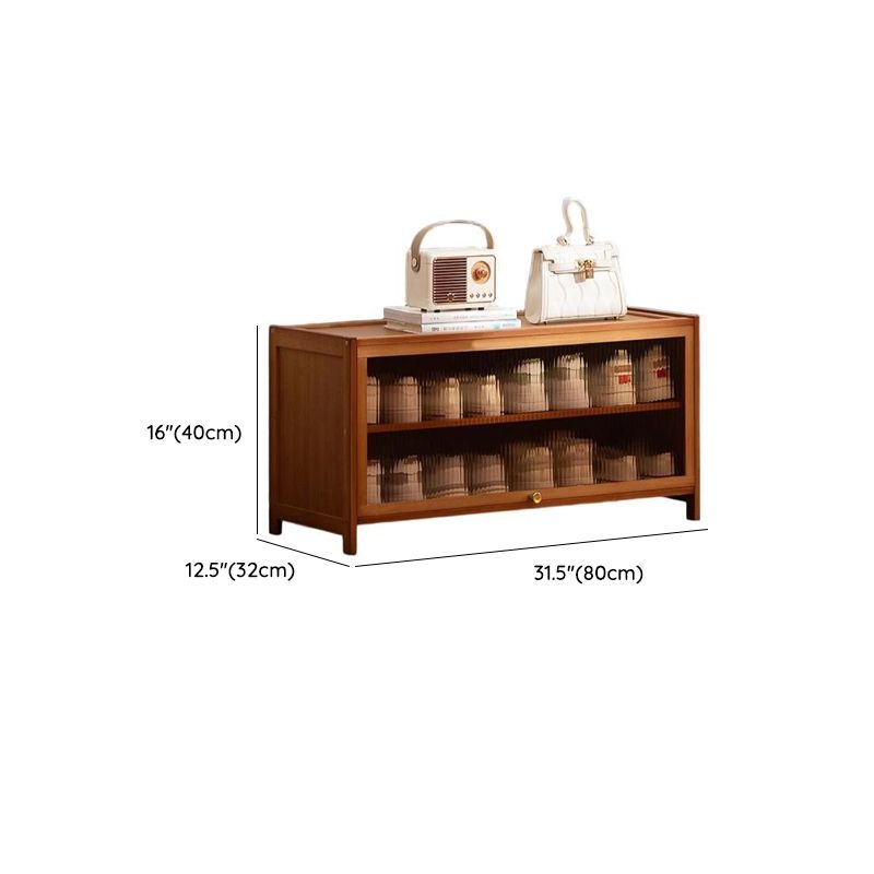 Auburn Bamboo 9-tier/7-tier/5-tier Shoe Stack with Dustproof Cover