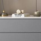 Modish Nightstand With Drawer Organization with 2 Drawers, Lumber/Stone Countertop, and Leg