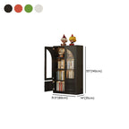 Organizing Shelf with 1 Cabinet, 2 Cabinets, 5-Shelf, 4 Shelves in Alloy Vertical with Closed Back