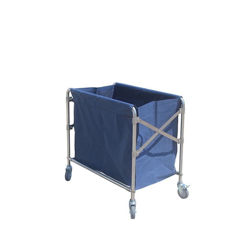 Alloy Laundry Cart Washable and Removable with Casters for Adult