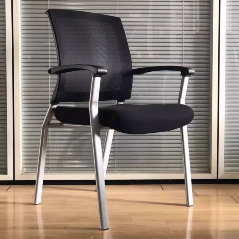Casual Solid Color Non-foldable Metal Side Chair, 1 Piece for Tile Flooring