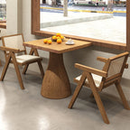 Trendy Square/Rectangle Solid Wood Table with Eased Edges, No Seating, and Assembly Required
