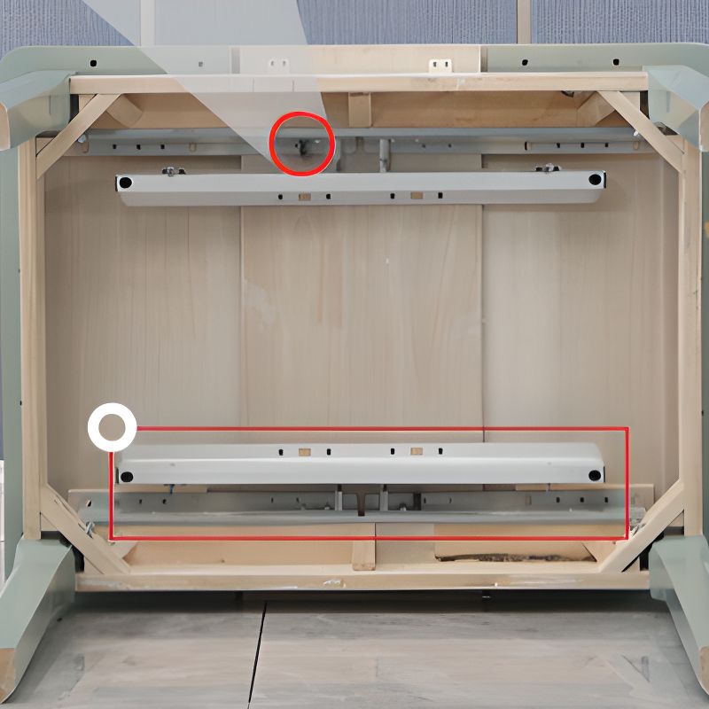 Trendy Glass Table with Chalk Gloss Finish and Legs for Seating 4/2-person, Anti-Fouling Tempered Glass Top