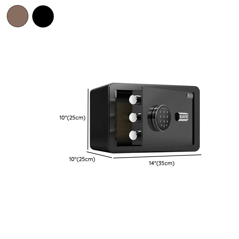 Steel Security Safe with Battery, Pry Resistant, Lockable with Keys and Interior Lining