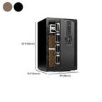 Steel Security Safe with Battery, Pry Resistant, Lockable with Keys and Interior Lining