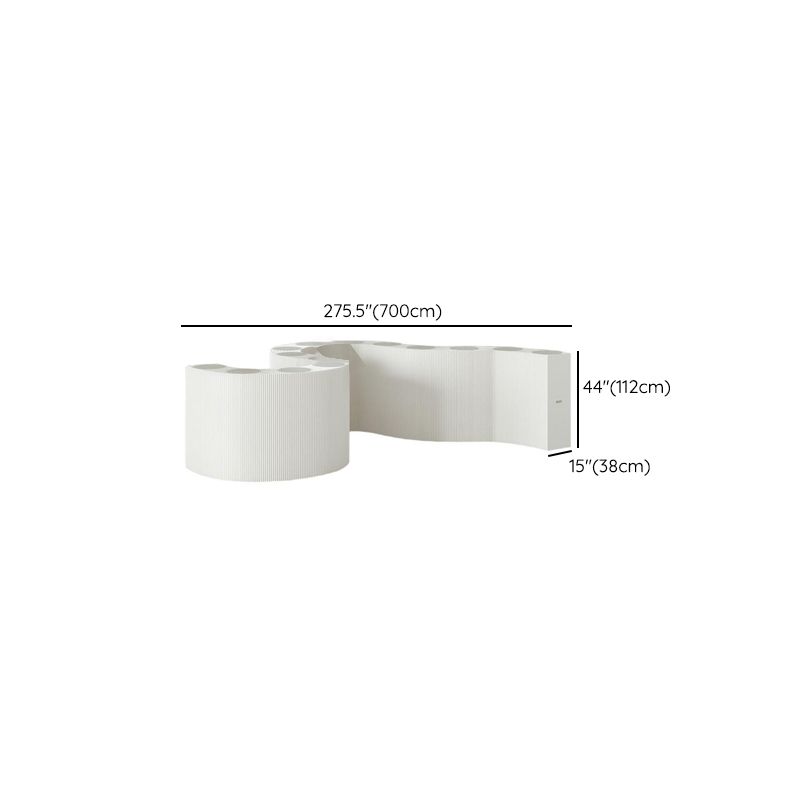 Chalk Collapsible Rectangle Up to 19 in W x 20 to 29 in/30 to 39 in/40 in & above H Unfinished Display Table with Single Pedestal Base