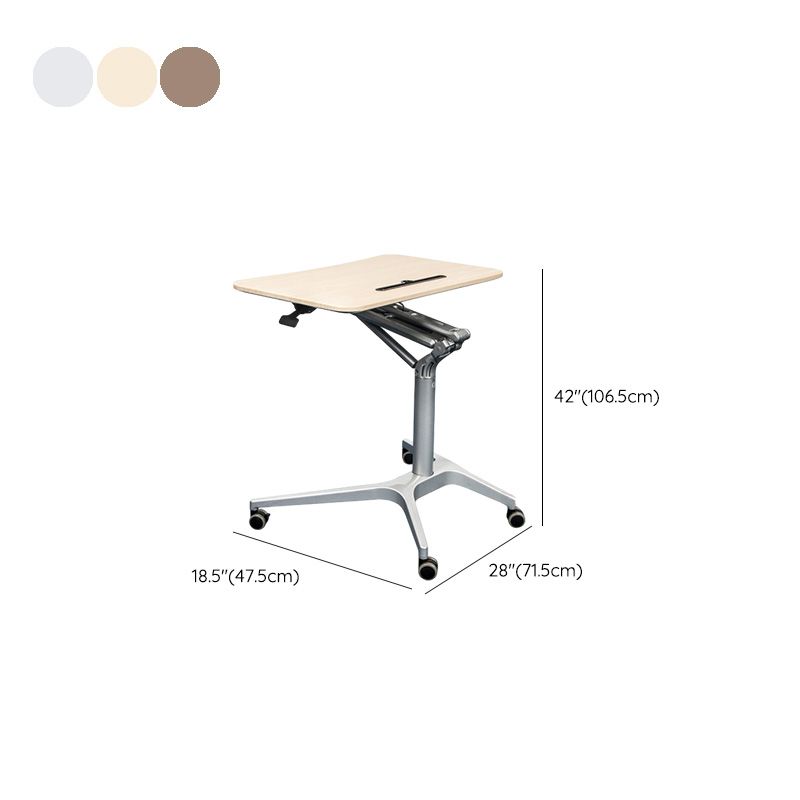Modern Speaker Stand with Adaptable Height and Rollers